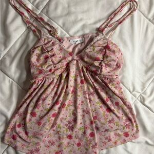 Floral Pink Women's Top